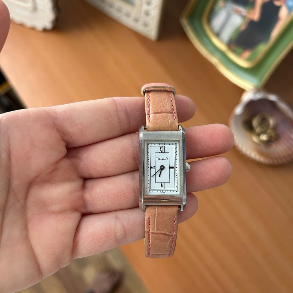 Tiffany & Co Leather Strap Watch